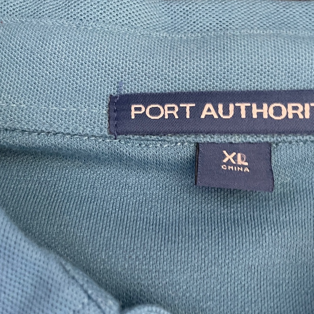 Port Authority col blue  Polo Shirt pique
